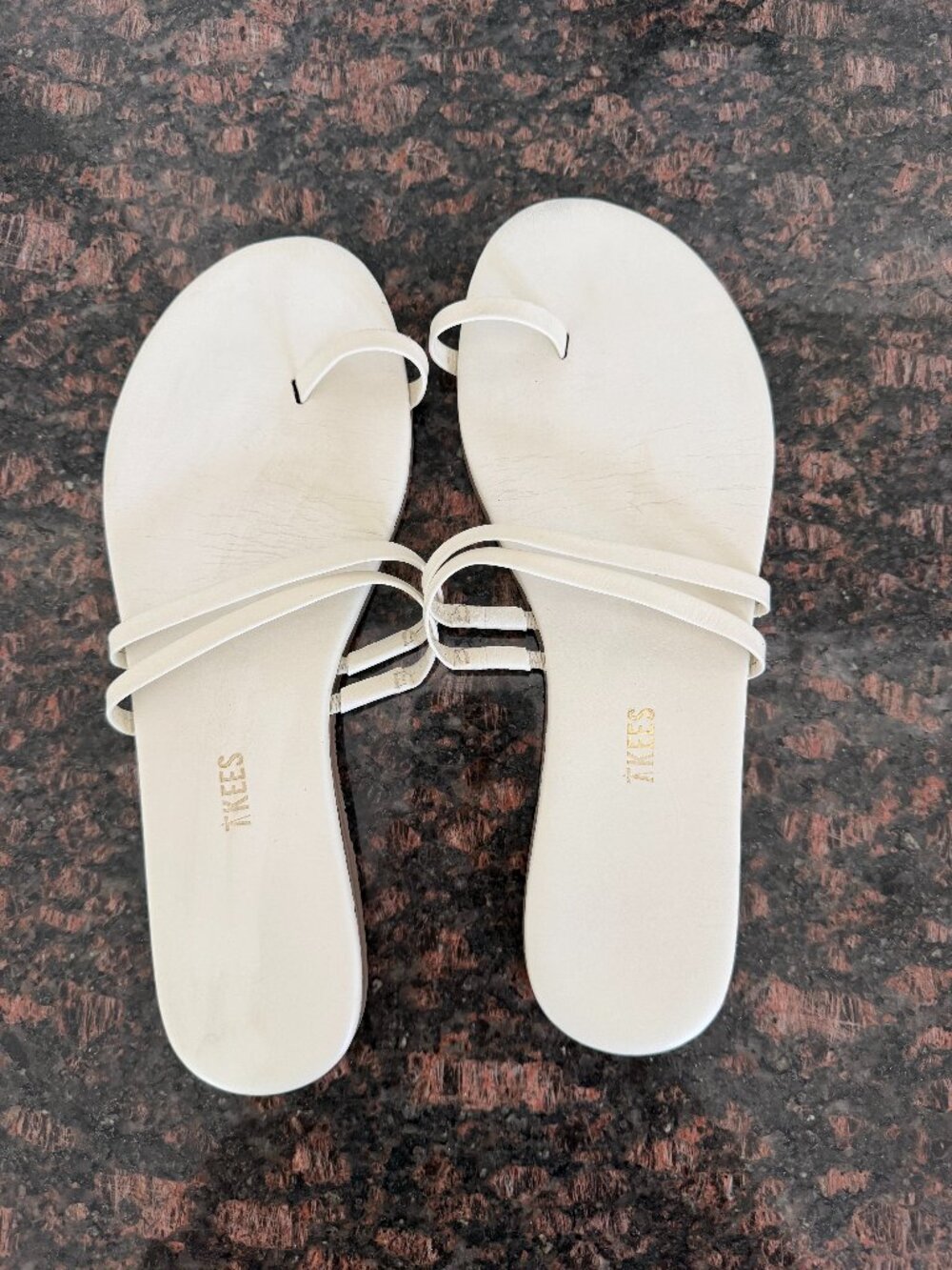 Leah Teeks Sandals White Size 10